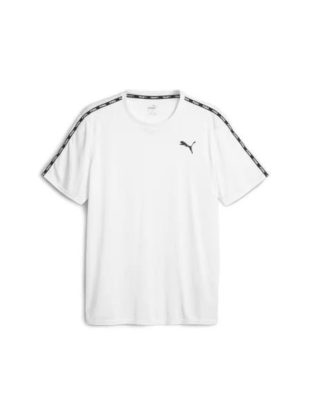 T-Shirt treningowy PUMA Essentials Taped biała