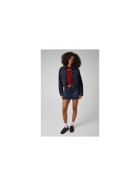 Guess Jeans Geacă de blugi Bleumarin albastru