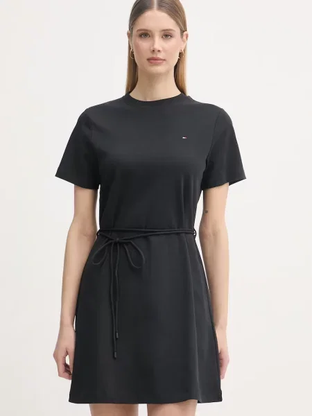 Tommy Hilfiger rochie mini din negru