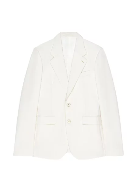Vlněná bunda Givenchy bílá