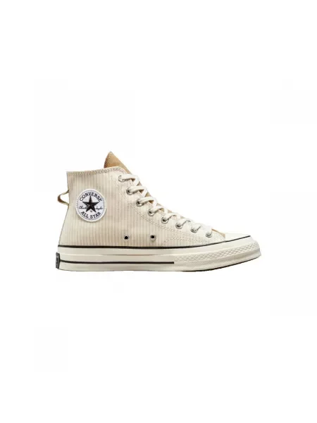Pruhované tenisky Converse Chuck 70 béžová