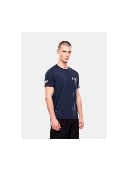 Tenis majica Ea7 Emporio Armani plava