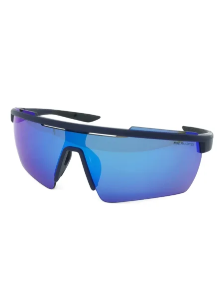 Ochelari de soare Nike cu cordon din jerseu cu imprimeu abstract gri