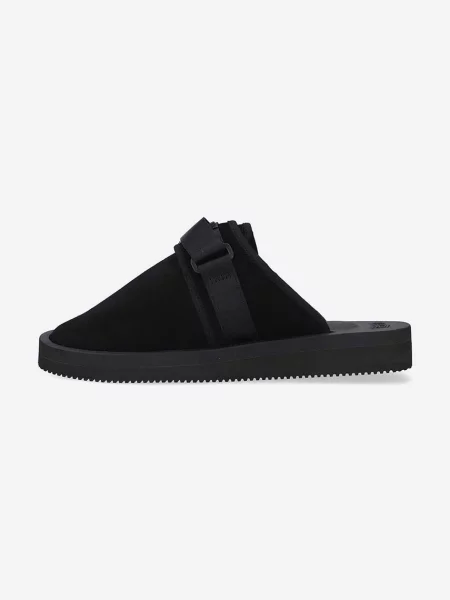 Замшеві шльопанці Suicoke ZAVO-VS ZAVO.VS-BEIGE. чорний