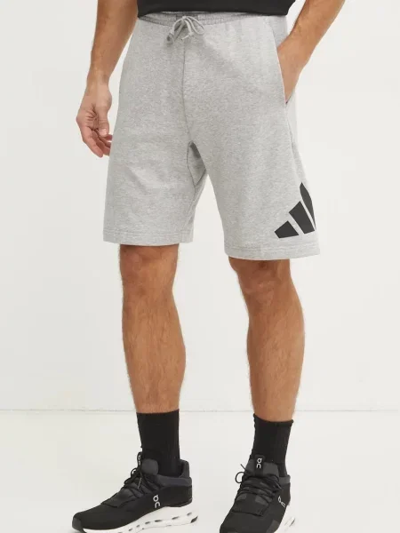 Kraťasy adidas Essentials melanžové šedá