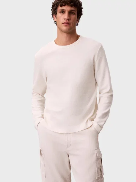 Лонгслів Calvin Klein Jeans білий