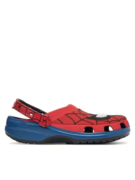 Классические шлепанцы Crocs красные