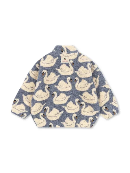 Konges Sløjd куртка дитяча флісова JODY TEDDY JACKET GRS