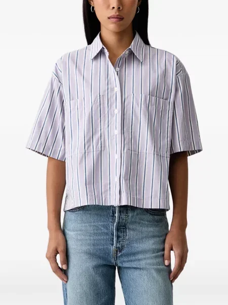 Scurt cămașă de blugi Levi's® din dantelă cu cordon gri
