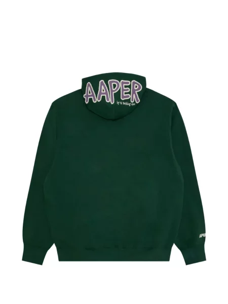 Hanorac cu glugă Aape By A Bathing Ape cu imagine verde