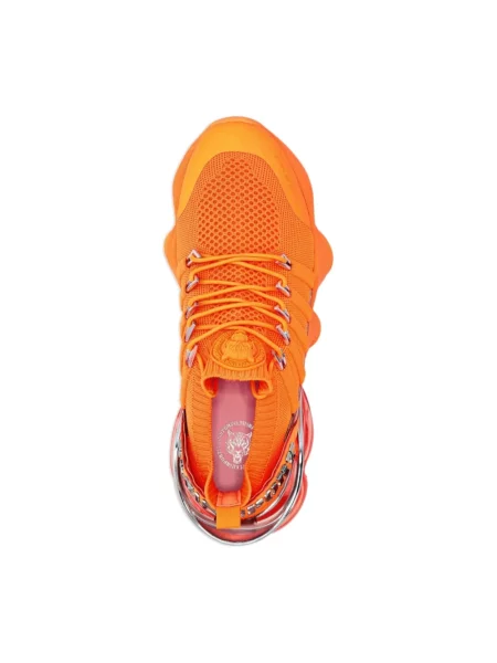 Sneakersy Plein Sport w tygrysie prążki pomarańczowe