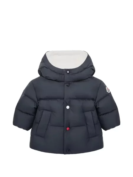 Kurtka dziecięca Moncler Enfant niebieska
