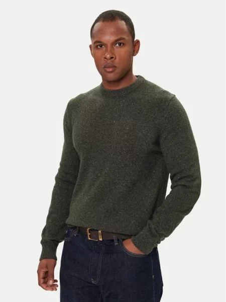 Barbour Sweter Essential Tisbury zielony