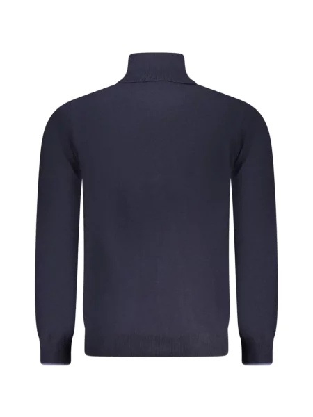 Pulover North Sails cu autograf albastru