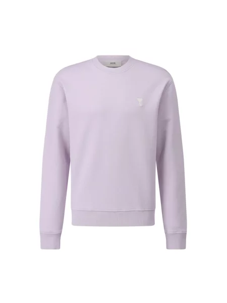 Bluza Ami Paris z logo fioletowa