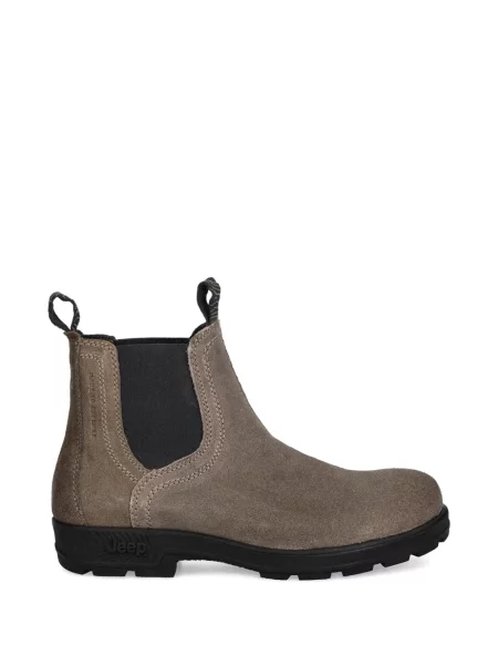Botine Jeep din piele de căprioară maro