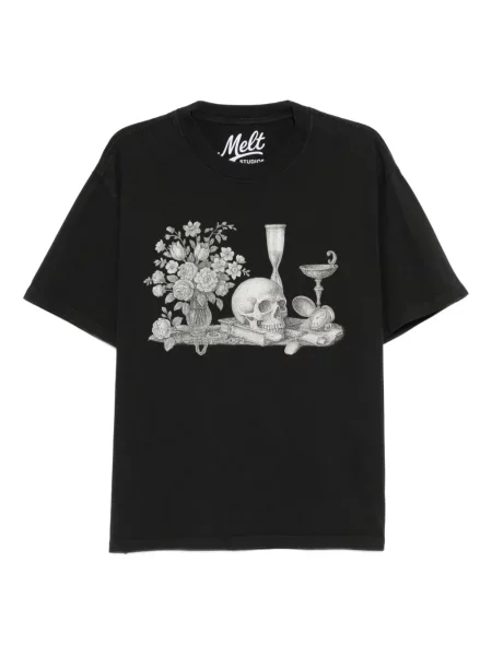 Majica Melt s printom crna