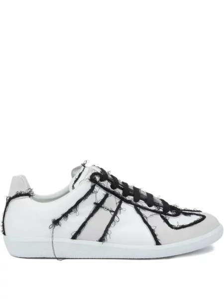Sneakerși Maison Margiela din piele alb