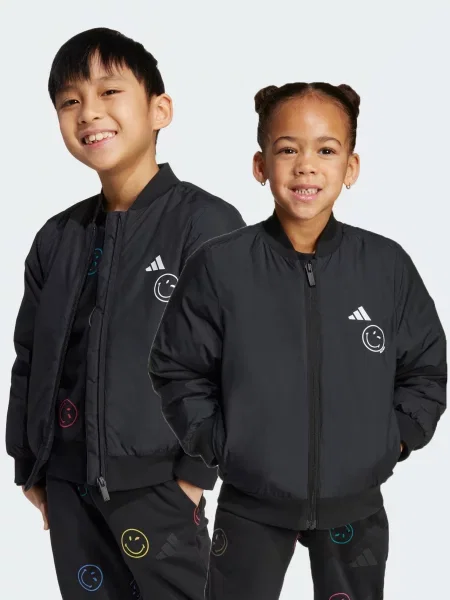 Бомбер Adidas черный