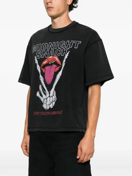 Tricou Diet Starts Monday cu imagine negru
