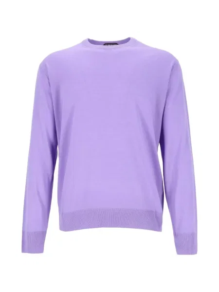 Pulover Tom Ford cu decolteu rotund violet
