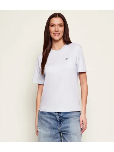 Lacoste Póló Kék Loose Fit fehér