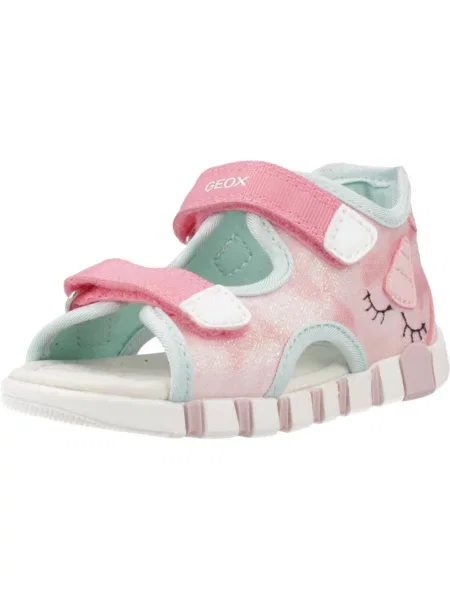 Sandały GEOX B SANDAL IUPIDOO GIR Rose różowe