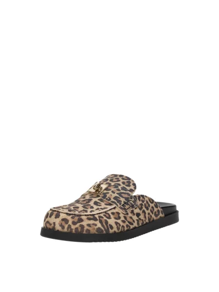 Klapki mules Steve Madden beżowe