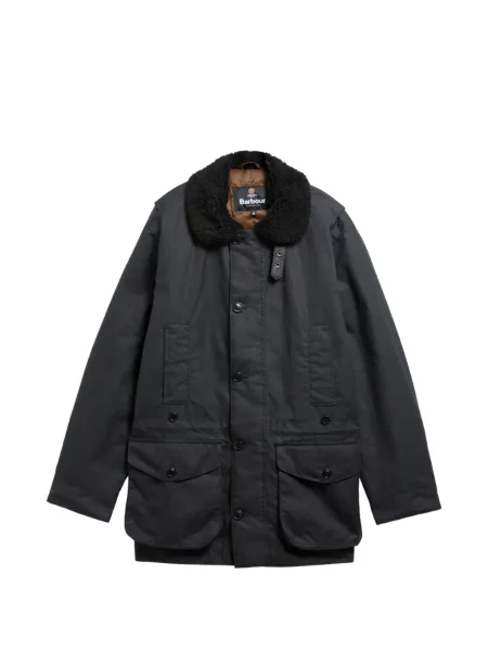 Gulerat haină din piele de oaie Barbour din piele de oaie albastru