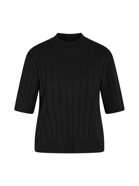 Lniany sweter Bruuns Bazaar czarny