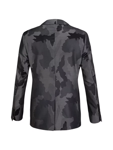 Sacou Billionaire cu model camuflaj gri