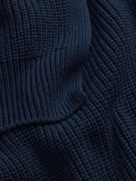Πλεκτός κασκόλ Ralph Lauren Purple Label μπλε