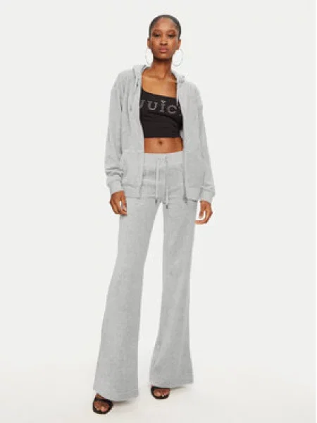 Juicy Couture Mikina Halan Oversize šedá
