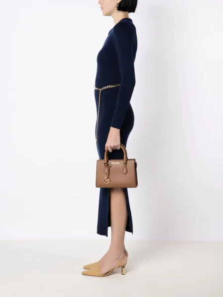 Rochie Michael Michael Kors din piele alb