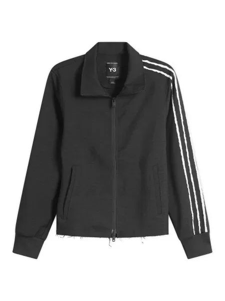 Kurtka Y-3 w paski do biegania czarna