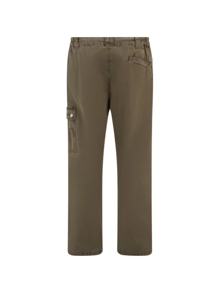 Pantaloni cargo Moschino cu autograf verde