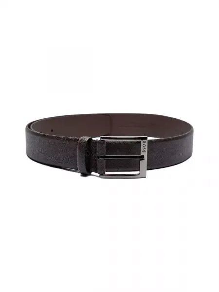 BOSS BLACK De piele negru