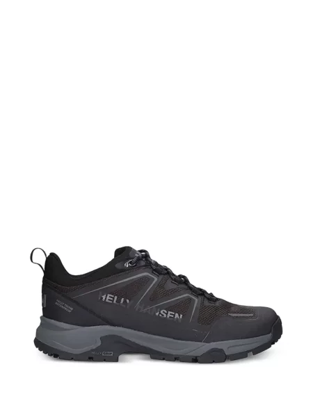 Sneakerși Helly Hansen cu șireturi din dantelă negru