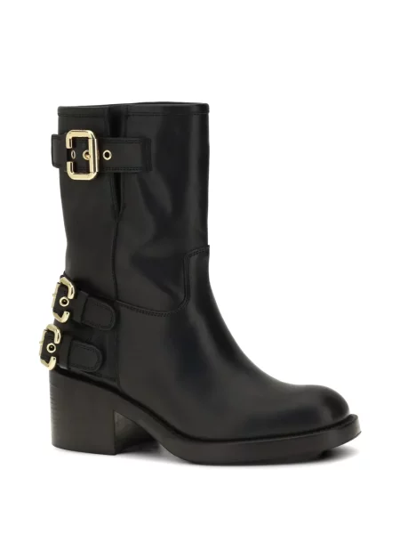 Botine Chloé cu cataramă negru