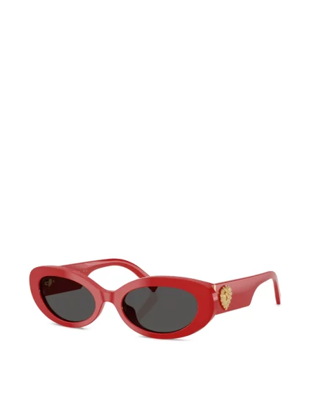Οβάλ γυαλιά ηλίου Dolce & Gabbana Eyewear κόκκινο