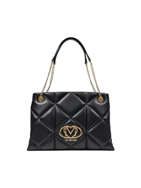 Torebka Love Moschino pikowana czarna
