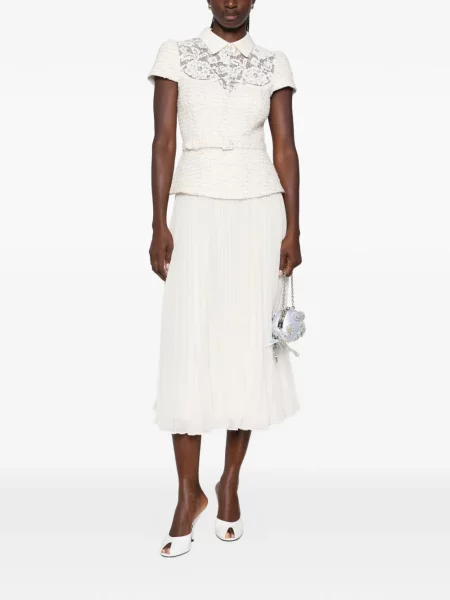 Rochie midi Self-portrait din dantelă
