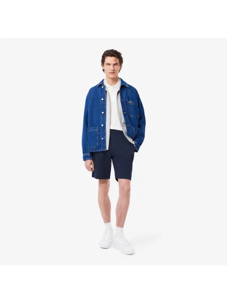 Lacoste Szorty Cargo Z Polaru granatowy