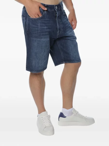 Szorty jeansowe G-star Raw niebieskie