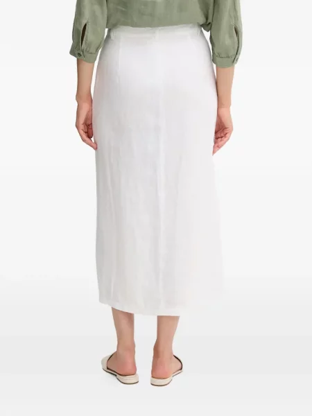 Fusta maxi Oui cu crăpătură alb