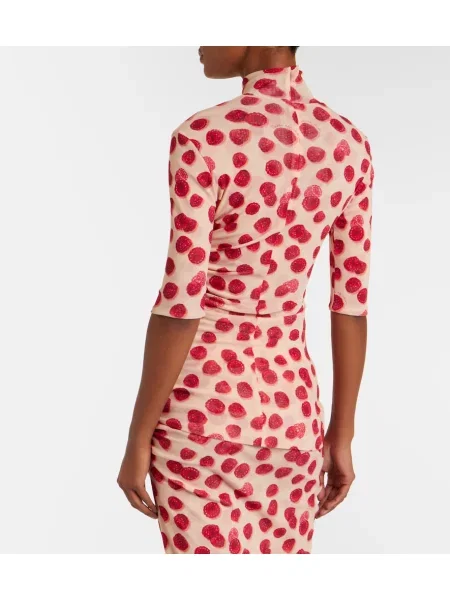 Tricou Stella Mccartney cu imagine plasă roz