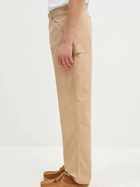Παντελόνι Human Made Washed Duck Work Pants μπεζ