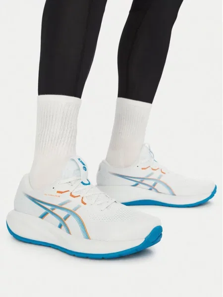 Bežecké bežecké topánky Asics Gel-cumulus biela