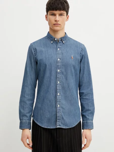 Polo Ralph Lauren Koszula Core Replen Granatowy niebieska