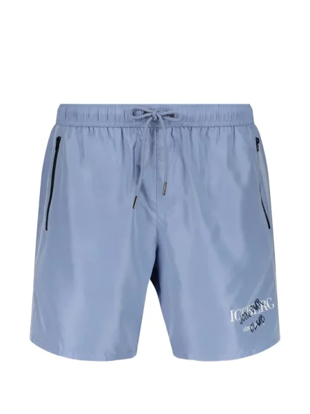 Slip de baie Iceberg cu imagine cu cordon albastru